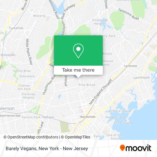 Barely Vegans map