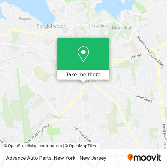 Mapa de Advance Auto Parts