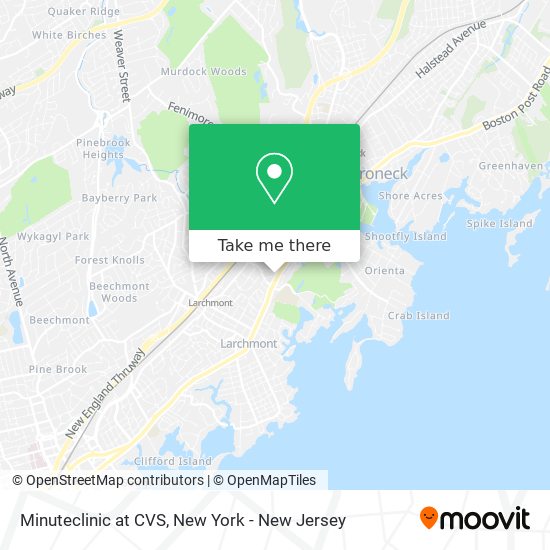 Mapa de Minuteclinic at CVS