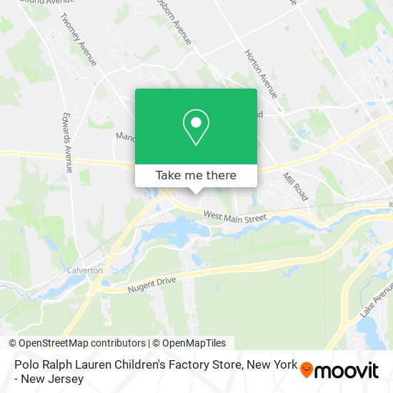 Mapa de Polo Ralph Lauren Children's Factory Store