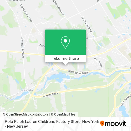 Polo Ralph Lauren Children's Factory Store map