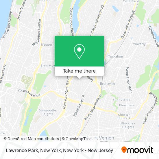 Lawrence Park, New York map