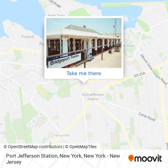 Port Jefferson Station, New York map