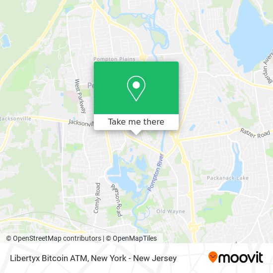 Mapa de Libertyx Bitcoin ATM