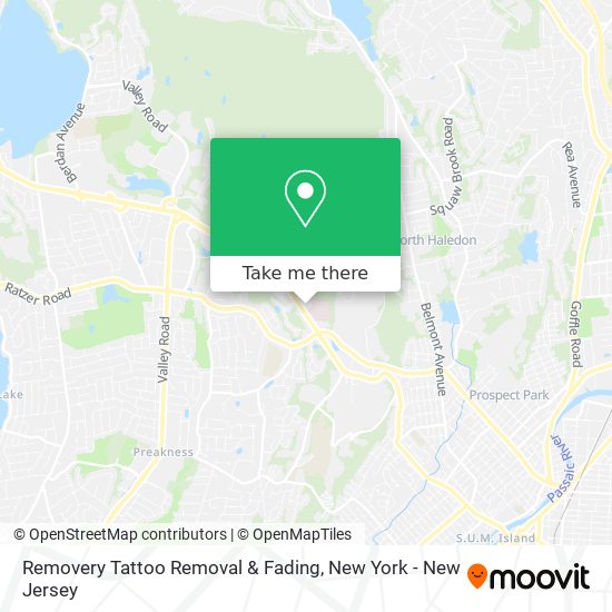 Mapa de Removery Tattoo Removal & Fading