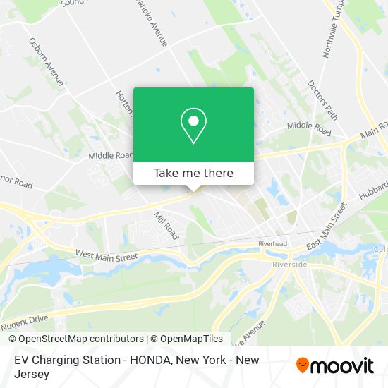 EV Charging Station - HONDA map