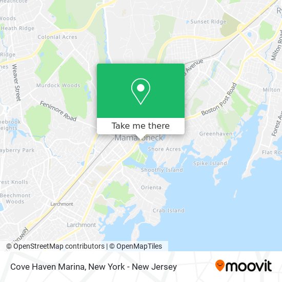 Mapa de Cove Haven Marina