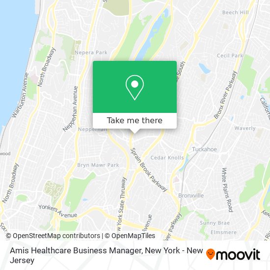 Amis Healthcare Business Manager map