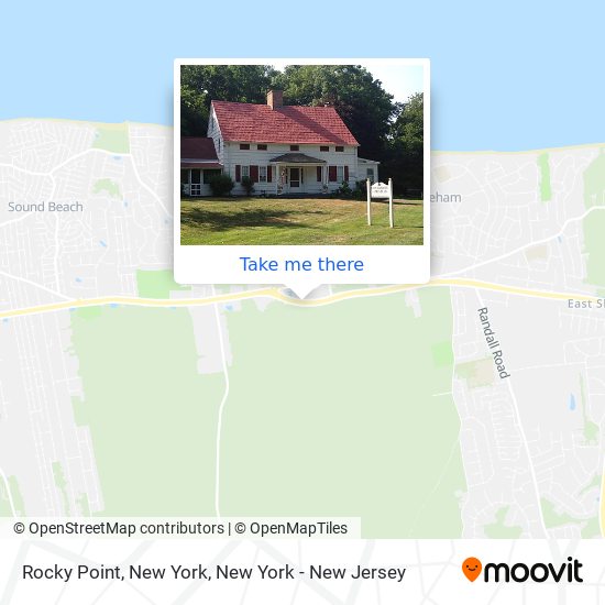 Mapa de Rocky Point, New York
