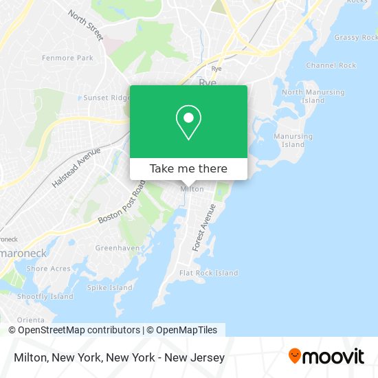 Mapa de Milton, New York