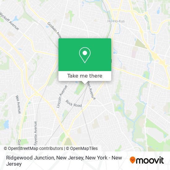 Mapa de Ridgewood Junction, New Jersey