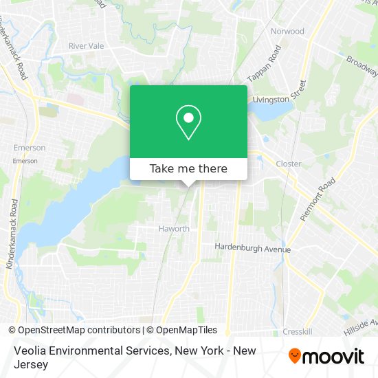 Veolia Environmental Services map