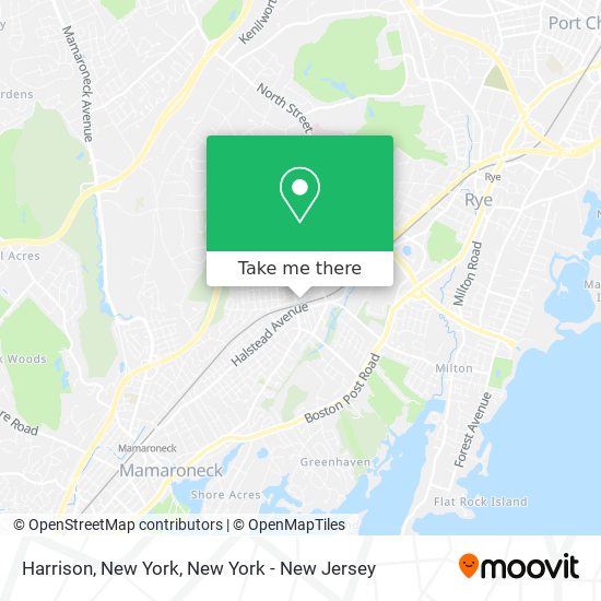 Mapa de Harrison, New York