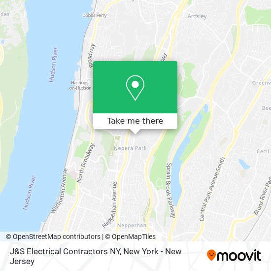 J&S Electrical Contractors NY map