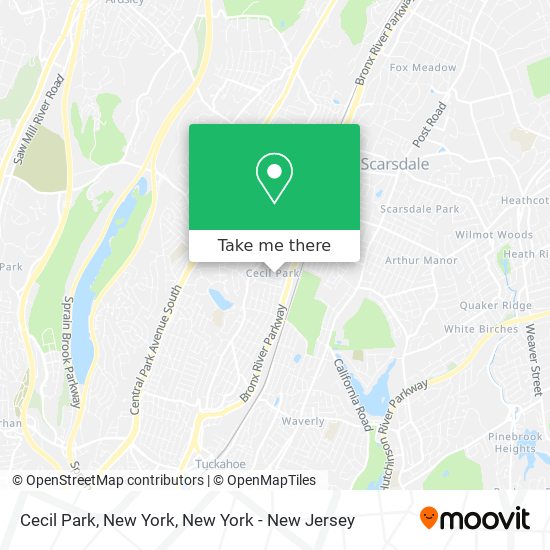 Mapa de Cecil Park, New York