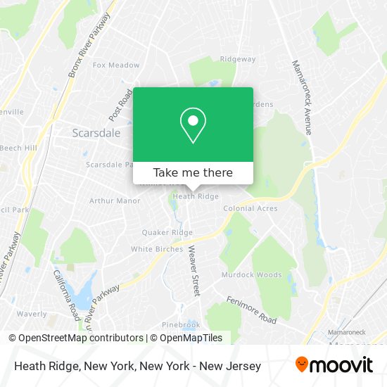 Heath Ridge, New York map