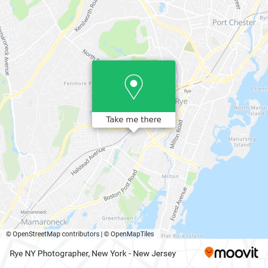 Mapa de Rye NY Photographer