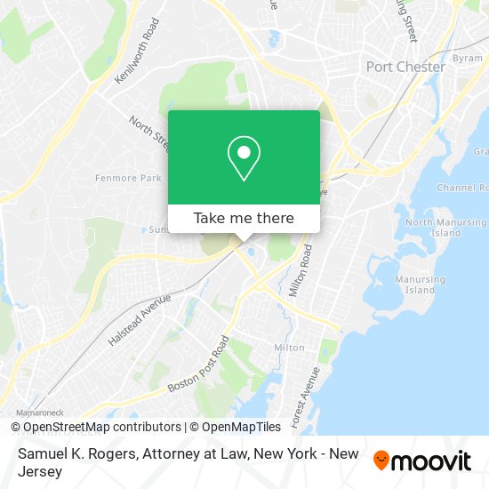 Samuel K. Rogers, Attorney at Law map