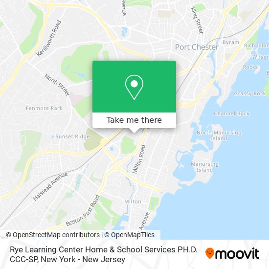 Rye Learning Center Home & School Services PH.D. CCC-SP map