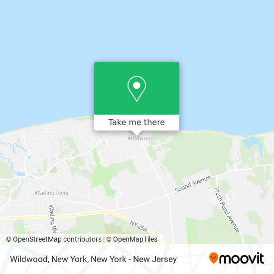 Mapa de Wildwood, New York