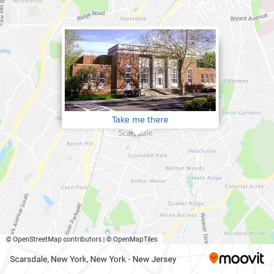 Scarsdale, New York map