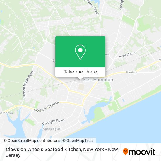 Mapa de Claws on Wheels Seafood Kitchen