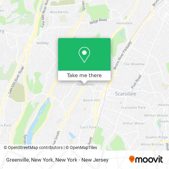 Greenville, New York map