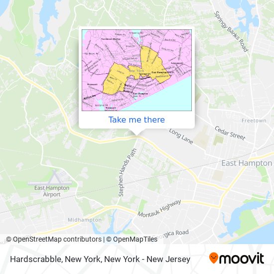Mapa de Hardscrabble, New York
