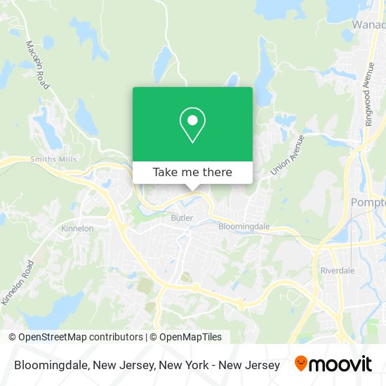 Mapa de Bloomingdale, New Jersey
