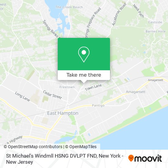 Mapa de St Michael's Windmll HSNG DVLPT FND