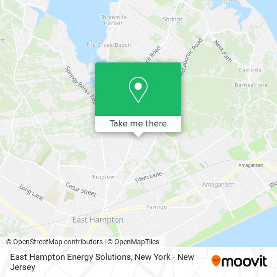 East Hampton Energy Solutions map