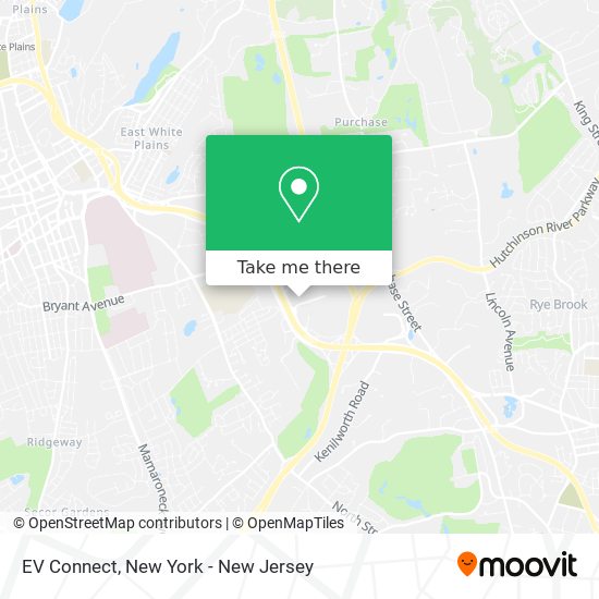 EV Connect map