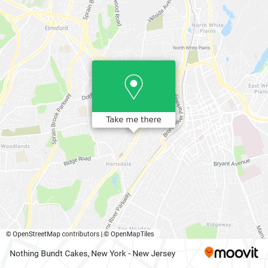 Nothing Bundt Cakes map