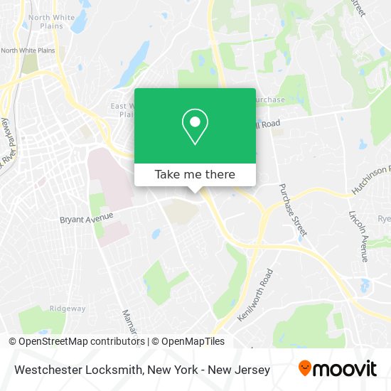 Mapa de Westchester Locksmith