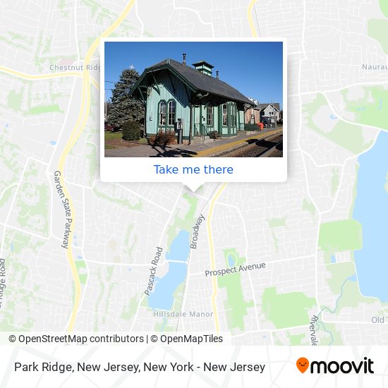 Mapa de Park Ridge, New Jersey