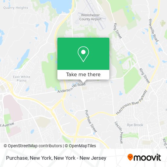 Mapa de Purchase, New York