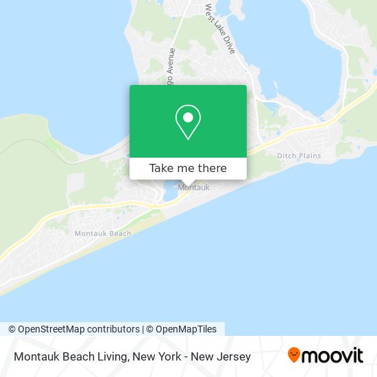 Montauk Beach Living map