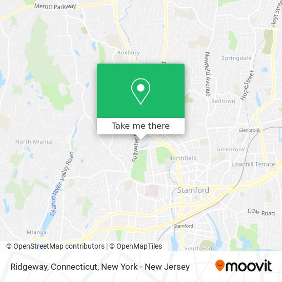 Mapa de Ridgeway, Connecticut