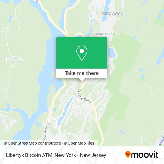 Mapa de Libertyx Bitcoin ATM