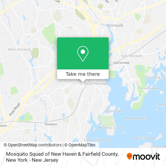 Mosquito Squad of New Haven & Fairfield County map