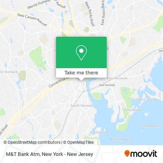 M&T Bank Atm map