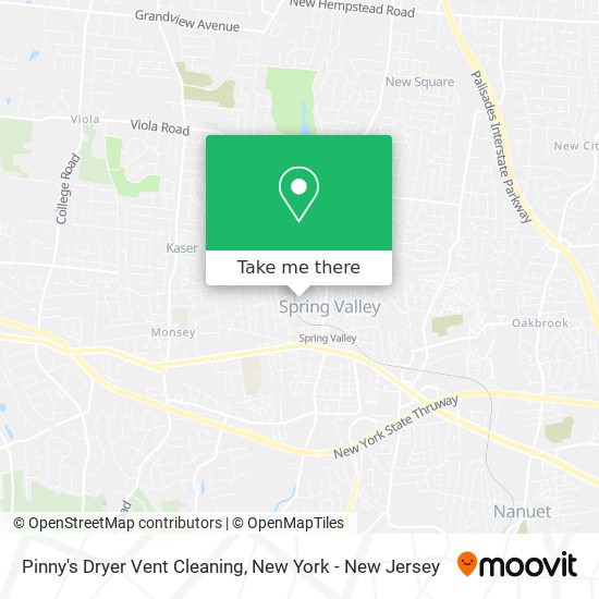 Mapa de Pinny's Dryer Vent Cleaning