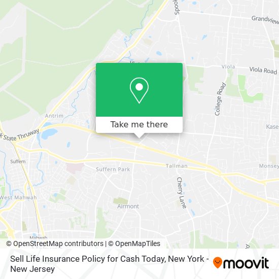 Sell Life Insurance Policy for Cash Today map
