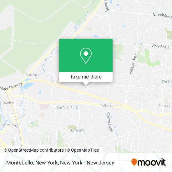 Montebello, New York map