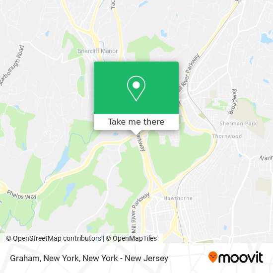 Graham, New York map