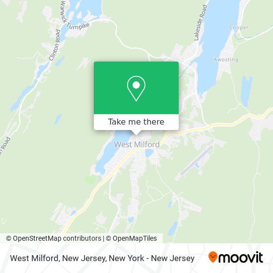 West Milford, New Jersey map