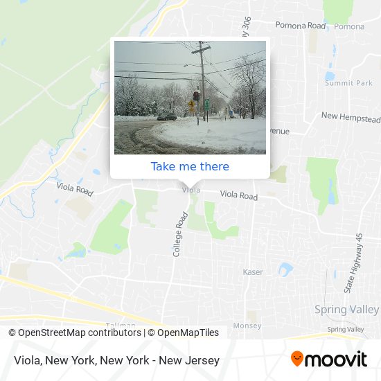 Mapa de Viola, New York