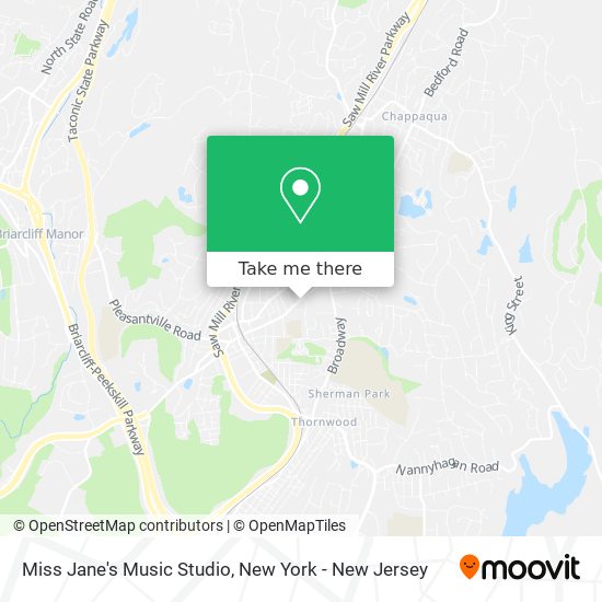 Miss Jane's Music Studio map