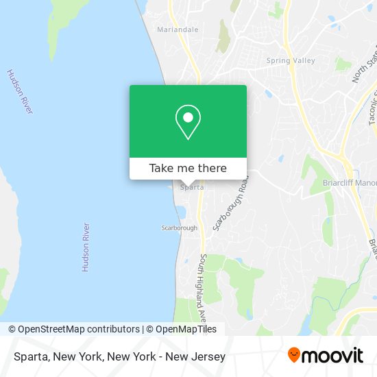 Mapa de Sparta, New York