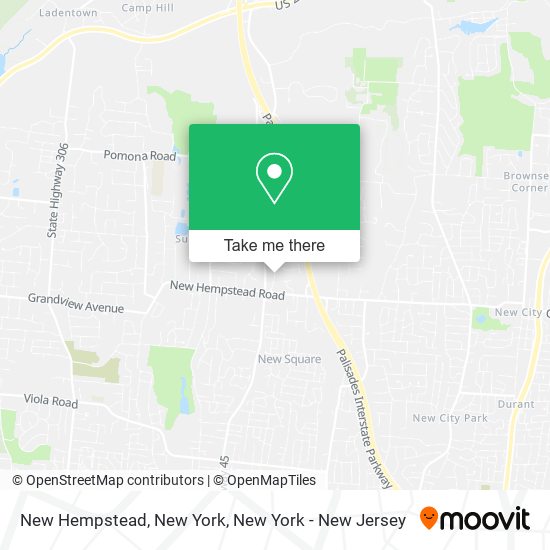 Mapa de New Hempstead, New York